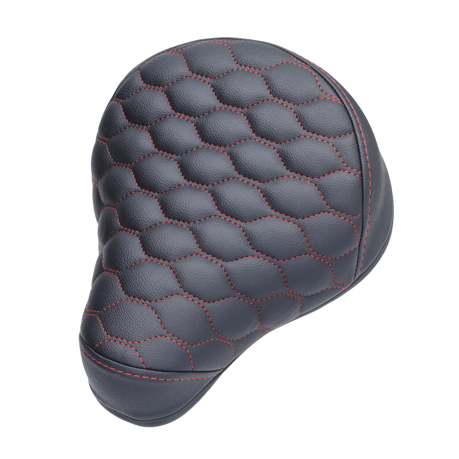 Zadel (made In Eu) Laag Rs6 Zwart/rood Puch Maxi, Puch - Afbeelding 3