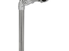Stuurpen Ergotec Kobra verstelbaar RVS 25,4 / 300x110 / 25,4 mm - zilver
