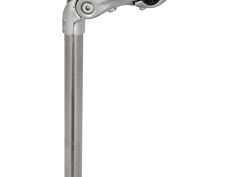 Stuurpen Ergotec Kobra verstelbaar RVS 25,4 / 300x110 / 25,4 mm - zilver