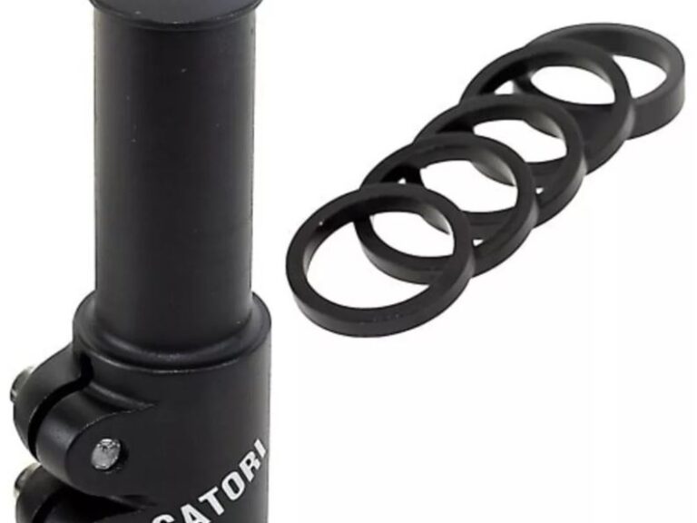 Stuurpenverlenger Satori 1-1/8" - zwart