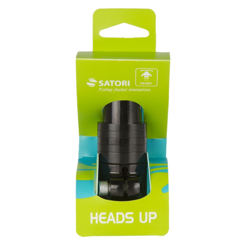 Stuurpenverlenger Satori 1-1/8" - zwart - Afbeelding 2