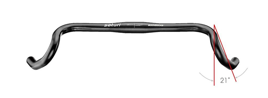 Stuur Satori Boondocks Ø31.8/B=440mm - mat zwart