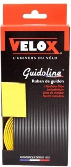 Handlebar tape Velox Guidoline Cork ø2,5 x 30mm 1,75m - yellow (2 pieces in a box) - Image 2