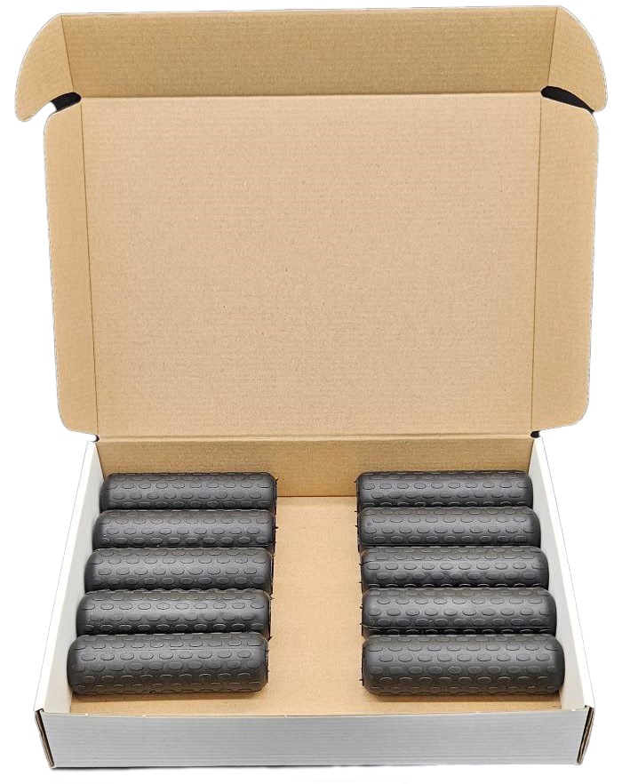 Handvat Herrmans Fifty Two 110 mm Vredestein model - zwart (werkplaatsdoos à 10 stuks) - Afbeelding 2