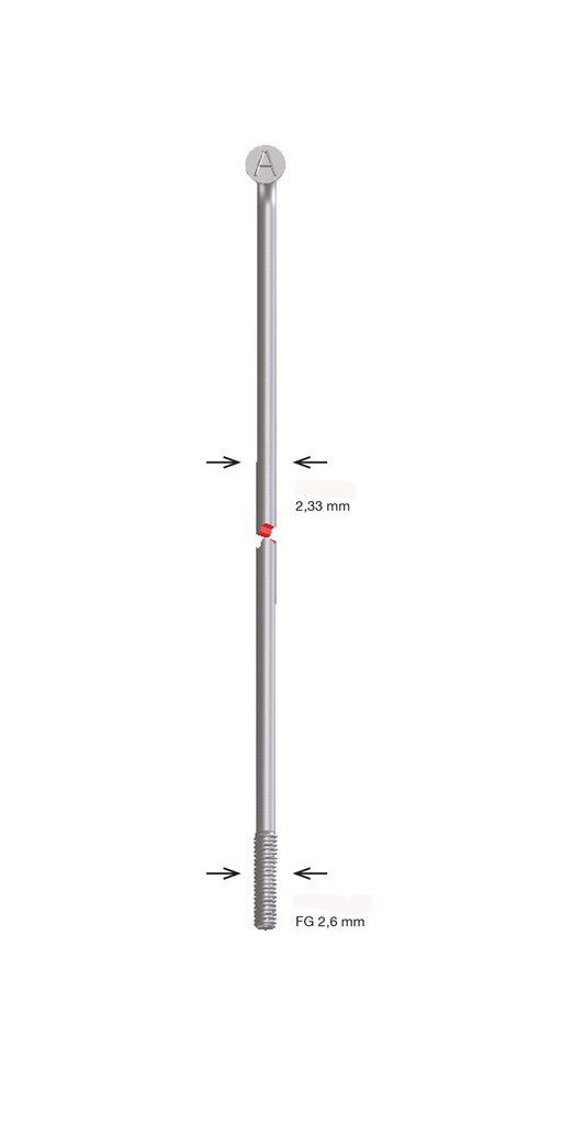 Spaken 293-13 Alpina Raggi ø2.33mm FG 2,6 - zink (144 stuks) - Afbeelding 2