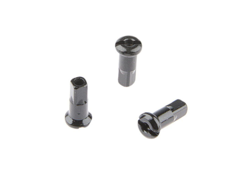 Spaaknippel Alpina 14G - ø4mm / M2.6 / 14mm lang - zwarte messing (144 stuks)