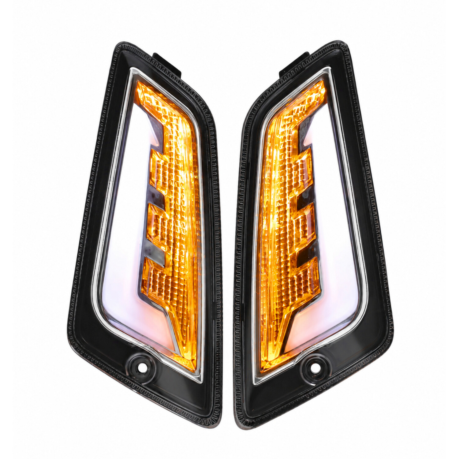 Knipperlichtset Power1 Led Euro-4 E-mark Tube Evo-2 Voorkant Transparant Gts 125 - 300 2014-2022