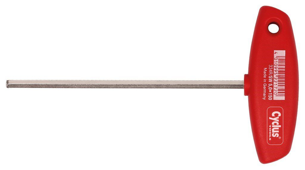 Inbussleutel Cyclus 4mm met T-greep en MagicRing®, L = 150mm