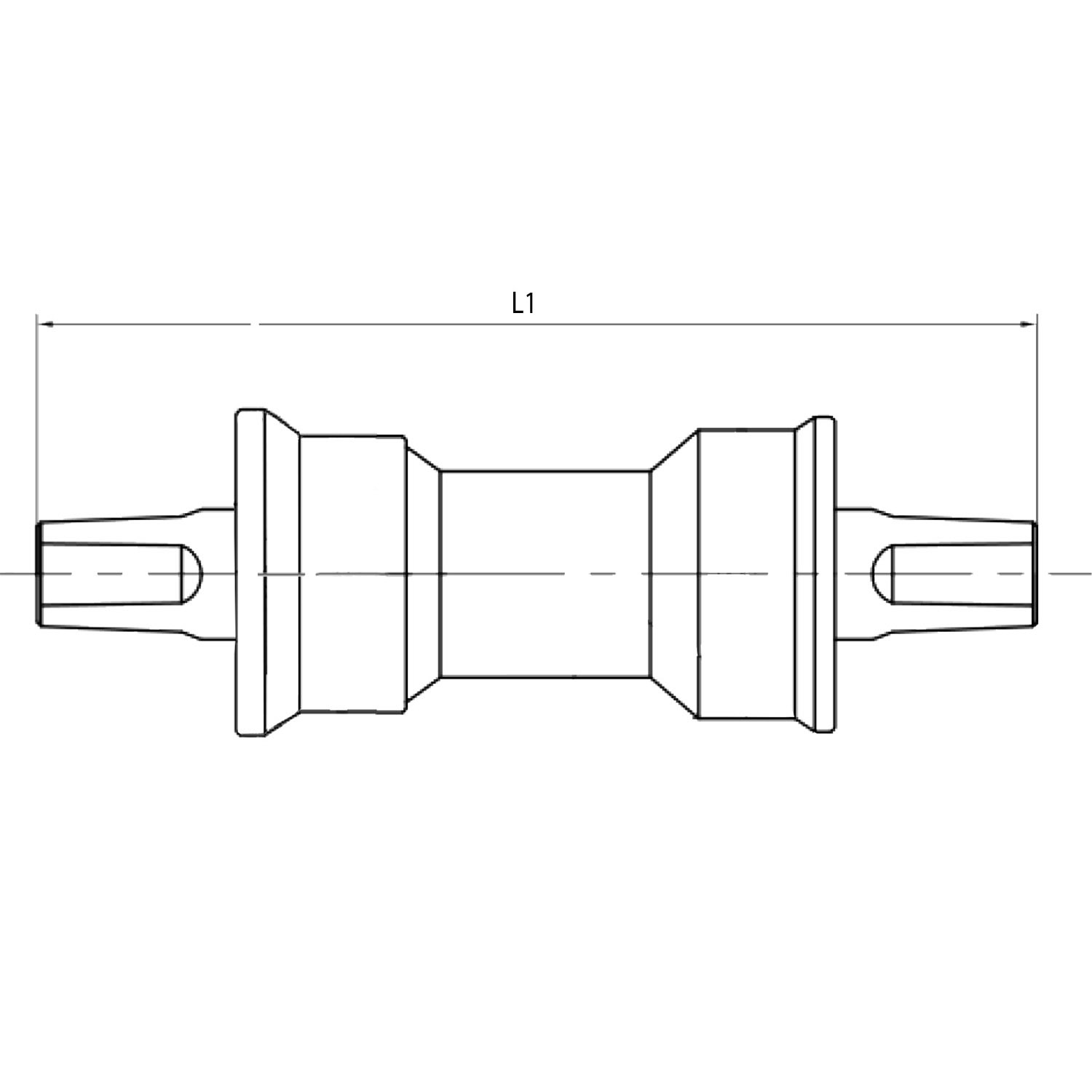 Reparatie trapas M-Wave "Carousel" 127/68mm - Zilver - Afbeelding 3
