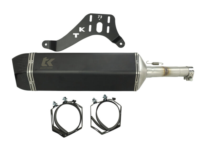 Uitlaat Turbokit Rvs Zwart/carbon Sym Maxsym 600i M4t162-h7k