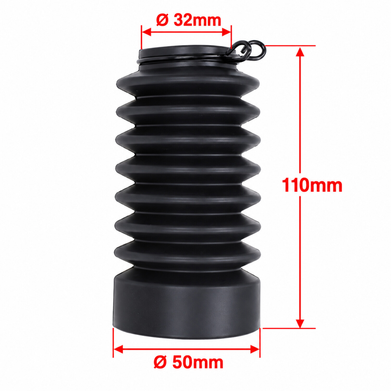 Voorvorkrubber SYM origineel wit Fiddle 2, Orbit, Orbit 2, Symphony, X-Pro 51445-AAA-000-M1 - Afbeelding 2