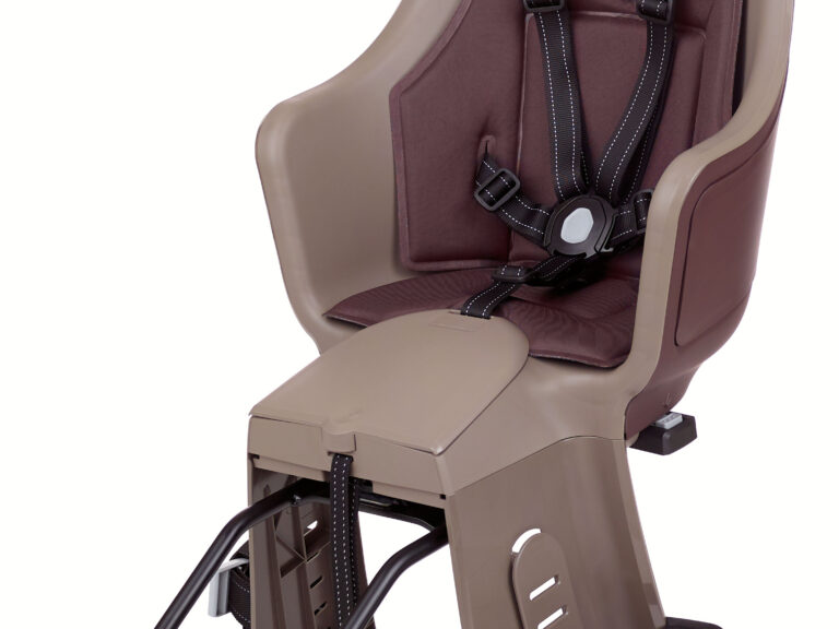 Kinderzitje achter Bobike Maxi Exclusive Plus - toffee brown - framebevestiging (FF)