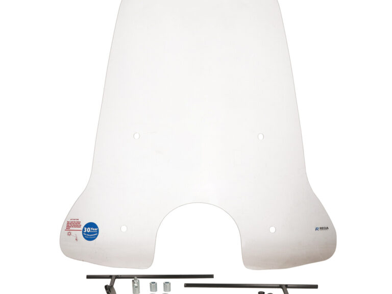 Windscherm Regia Met Bevestigingsset Hoog (made In Eu) Agm Swan/ Riva2/tres 72cm Helder Btc, Btc Milano, Turbho Rp-50