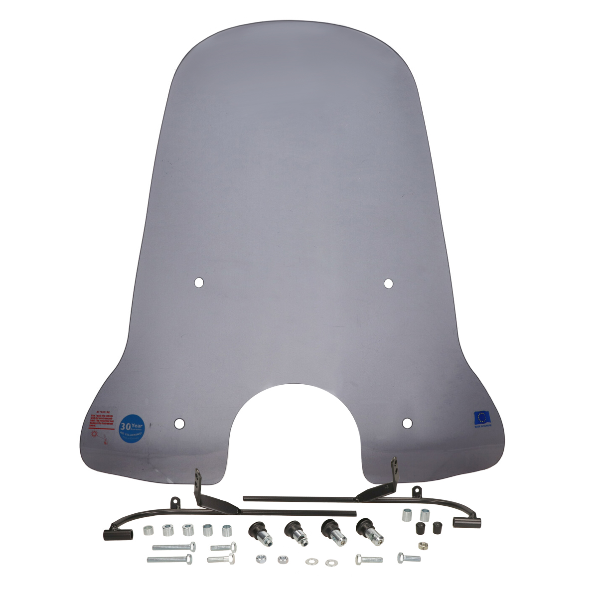 Windscherm Regia Met Bevestigingsset Hoog Ronde Koplamp Smoke Btc Riva, China Lx/napoli, Gts Toscana, Vx50