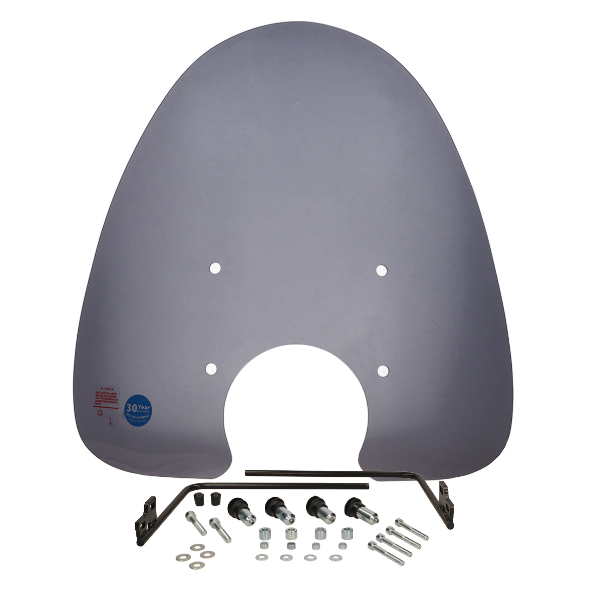 Windscherm Regia met bevestigingsset hoog (made in EU) Grande Retro 67cm smoke Cello, Allo, China Retro, Torino