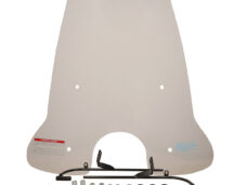 Windscherm DMP met bevestigingsset hoog RST ronde koplamp helder China LX, Napoli, GTS Toscana, Riva, VX50