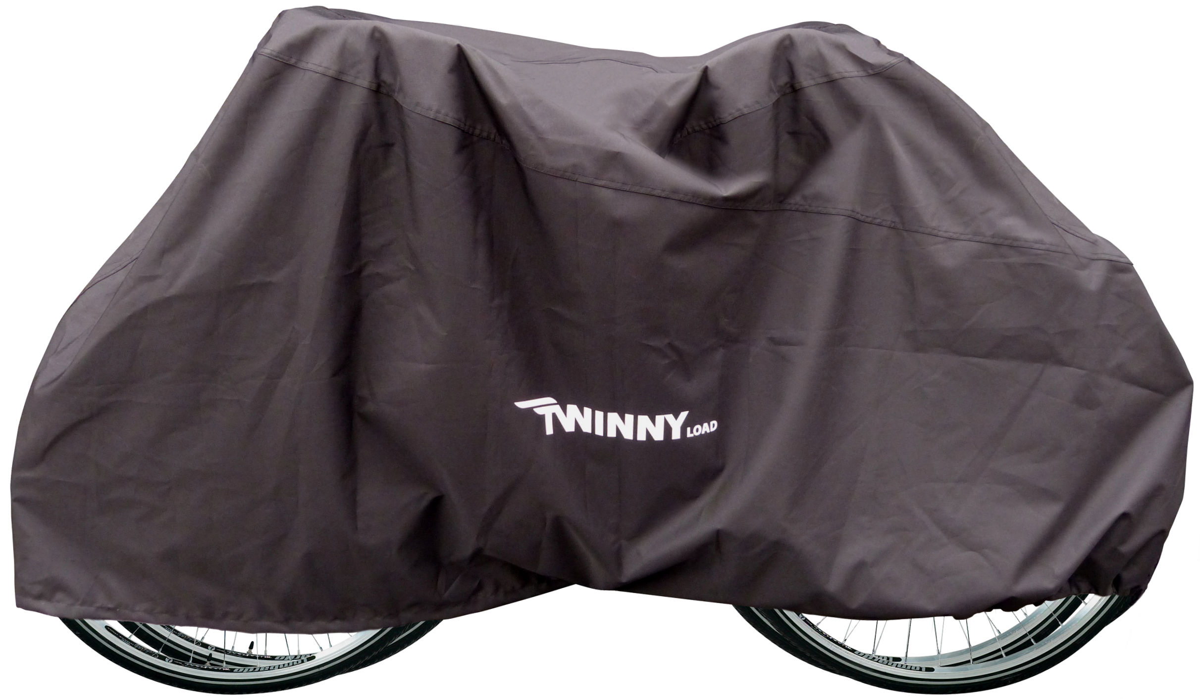 Fietshoes Twinny Load voor 2 fietsen - zwart
