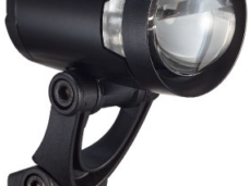 Koplamp Herrmans H-Black Pro dynamo - aan/uit functie - met houder - 200 lumen
