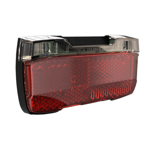Dragerachterlicht Herrmans H-Trace dynamo - met standlicht - 50 mm bevestiging