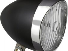 Koplamp Edge Retro 3 x  Led - met batterijen-  zwart/chroom (werkplaatsverpakking)