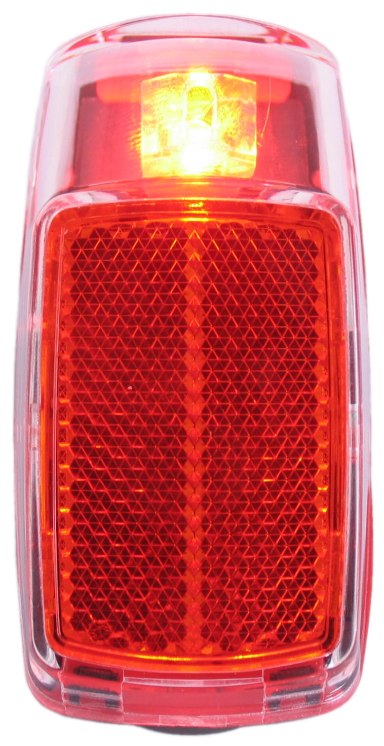 Achterlicht spatbord Edge Vida - 1 led - inclusief batterijen (bulk verpakking) - Afbeelding 2
