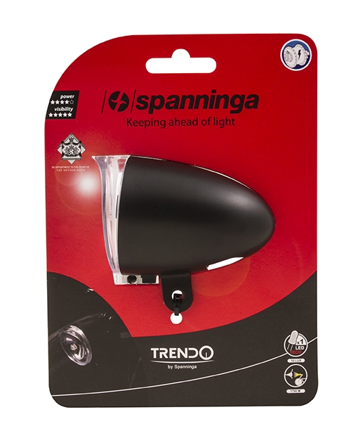 Koplamp Spanninga Trendo XB - zwart (op kaart) - Afbeelding 2