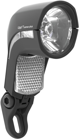 Koplamp Busch en Müller Upp N Led voor naafdynamo 30 Lux - zwart
