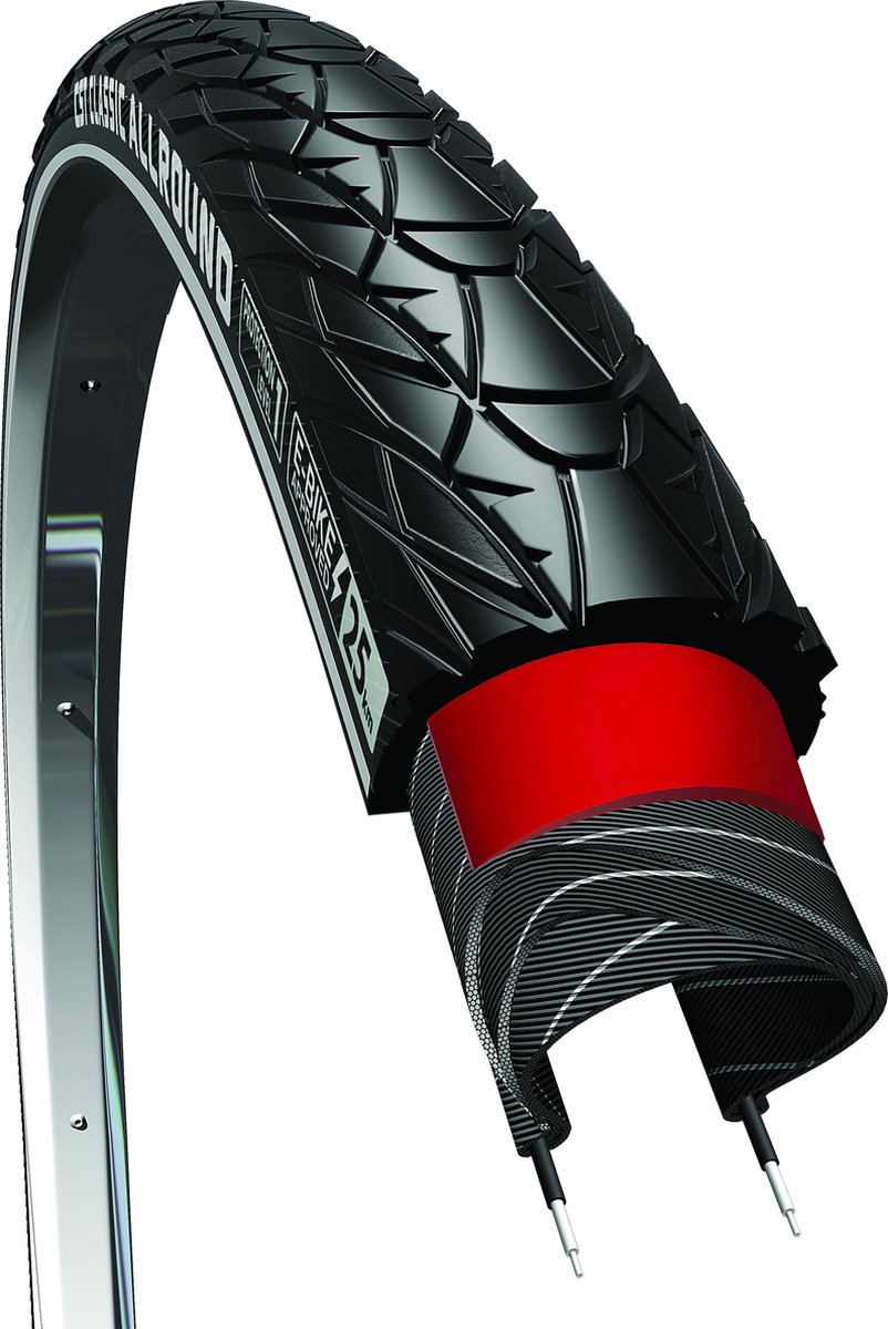 Buitenband CST Sensamo Classic Allround 28 x 1.40" / 37-622 mm - zwart met reflectie - Afbeelding 3