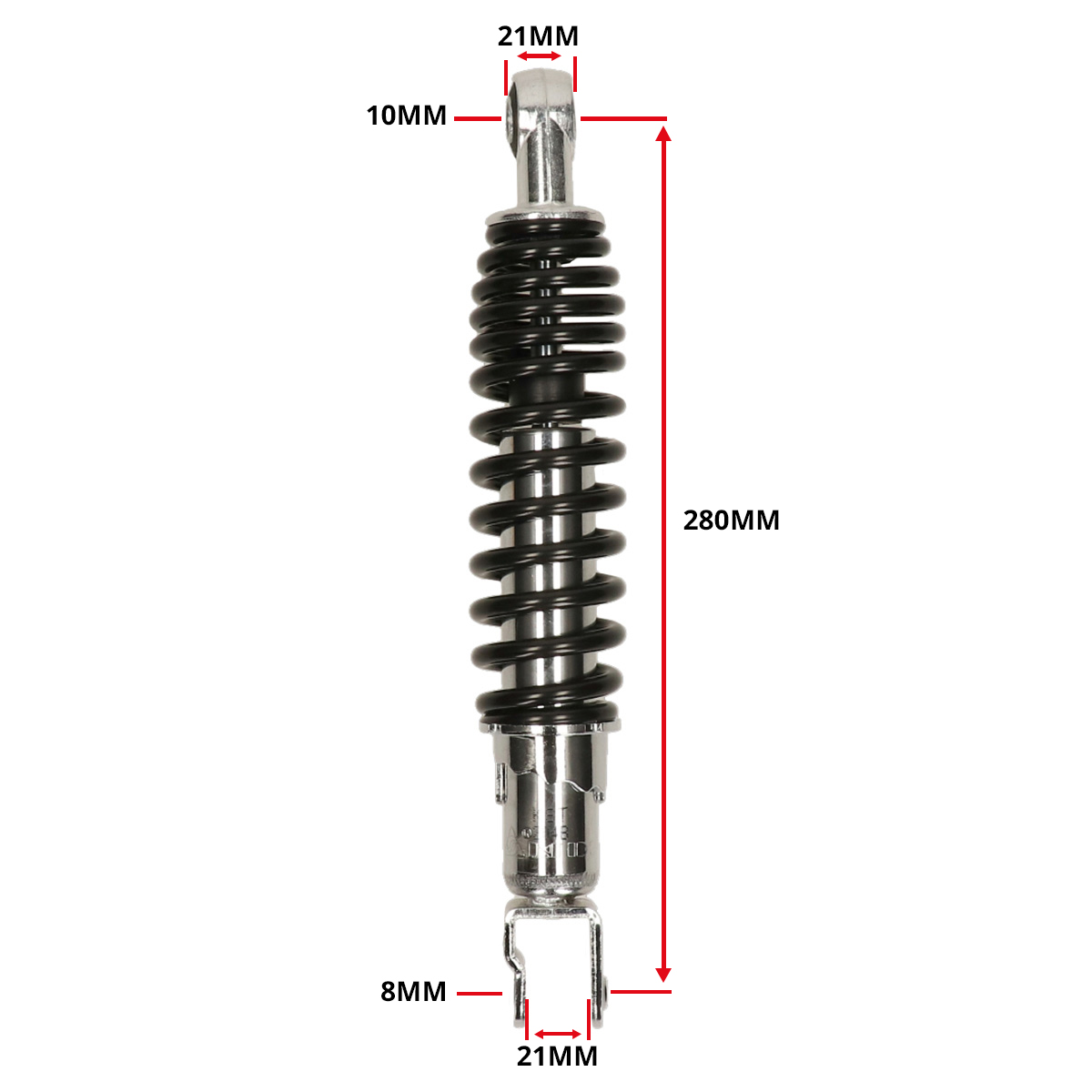 Schokbreker Dmp 280mm Aerox 2t, Mbk Nitro, Mio - Afbeelding 4