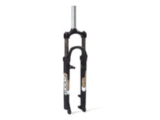 Verende voorvork 26" ahead met 1-1/8" vorkbuis Zoom 565 AMS - V-brake / IS disc - mat zwart