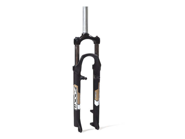 Verende voorvork 26" ahead met 1-1/8" vorkbuis Zoom 565 AMS - V-brake / IS disc - mat zwart