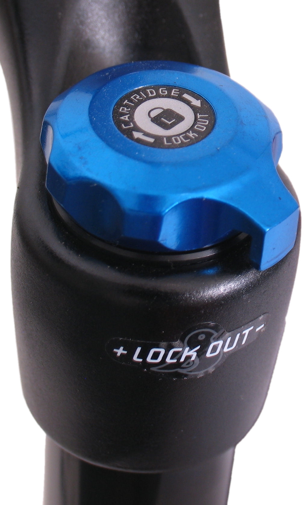 Verende voorvork 27,5" / 650B Spinner met lock out - 120 mm veerweg met 1 1/8" ahead vorkbuis - mat zwart - Afbeelding 4