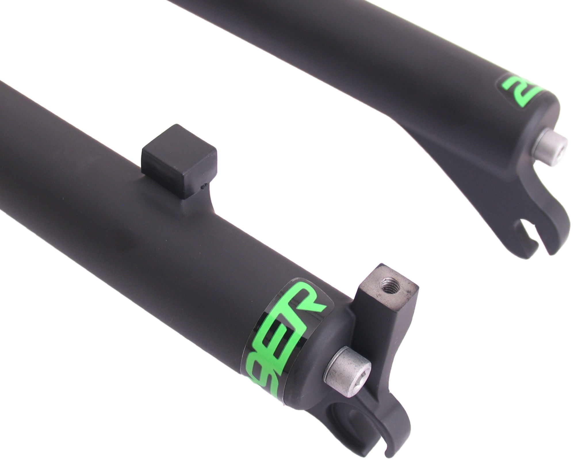 Verende voorvork 29" Spinner lock out met 1 1/8" ahead vorkbuis - PM disc remnokken - mat zwart - Afbeelding 2