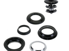 Balhoofdset Neco 1 1/8" semi-geintegreerd zonder draad - zwart