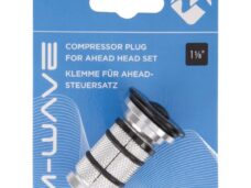 Balhoofdplugklauw M-Wave 1-1/8" carbon voorvork - zwart