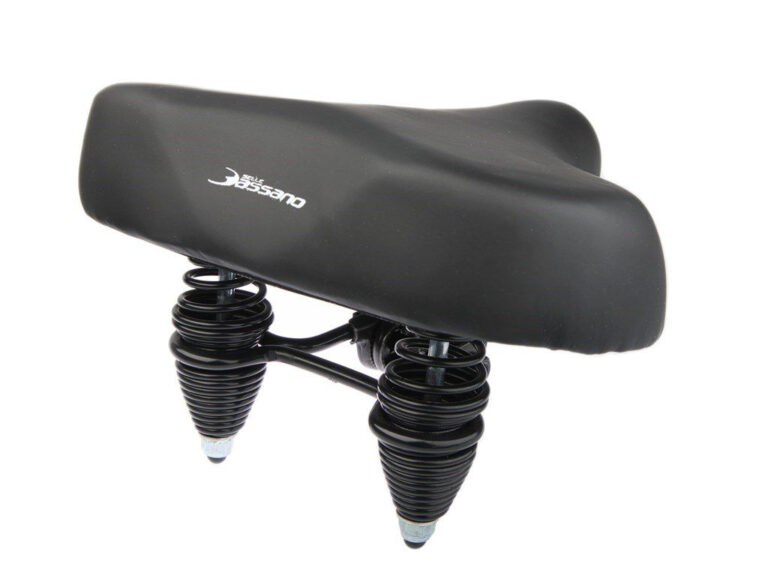 Fietszadel Selle Bassano NS228 Cruiser inclusief zadelstrop - zwart
