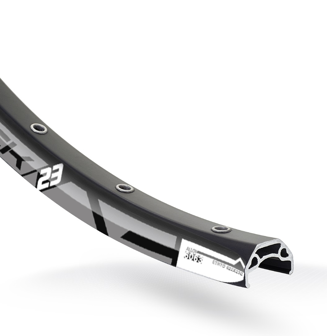 Velg Rodi Blackrock 23 disc 28/29" / 622 x 23C aluminium 36 gaats 14G - zwart - Afbeelding 2