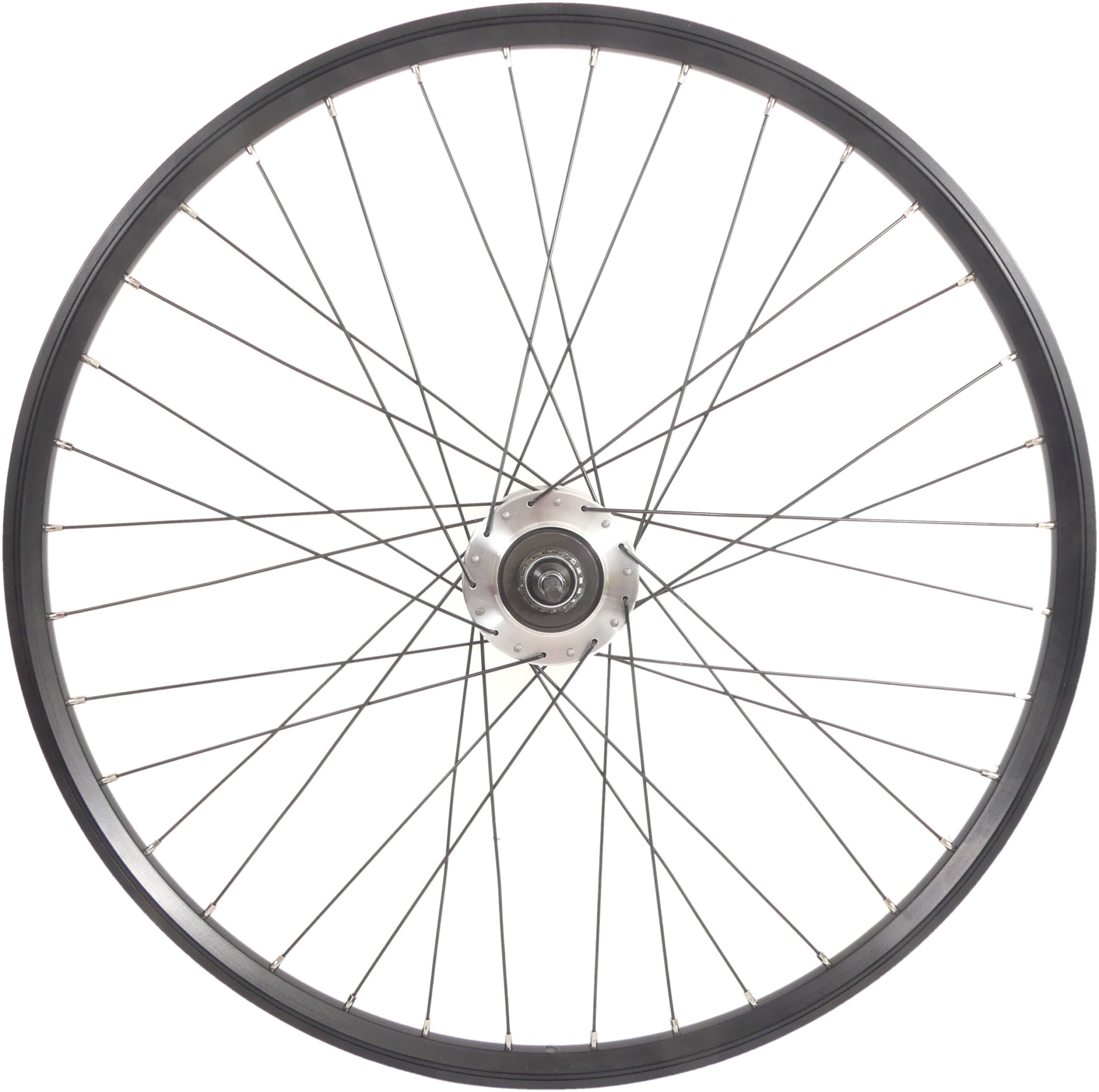 Achterwiel 28" / 622 x 19C met Shimano Nexus 7 naaf voor rollerbrake - zwarte velg en zwarte spaken - Afbeelding 3