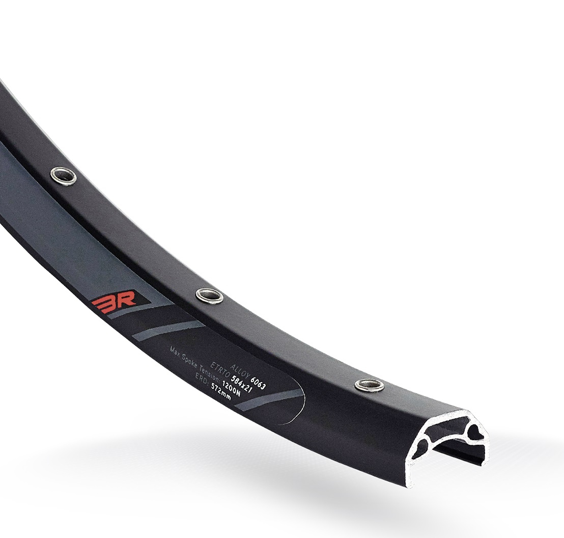 Velg Rodi Blackrock 21 disc 27.5" / 584 x 21C aluminium 36 gaats 14G - zwart - Afbeelding 2