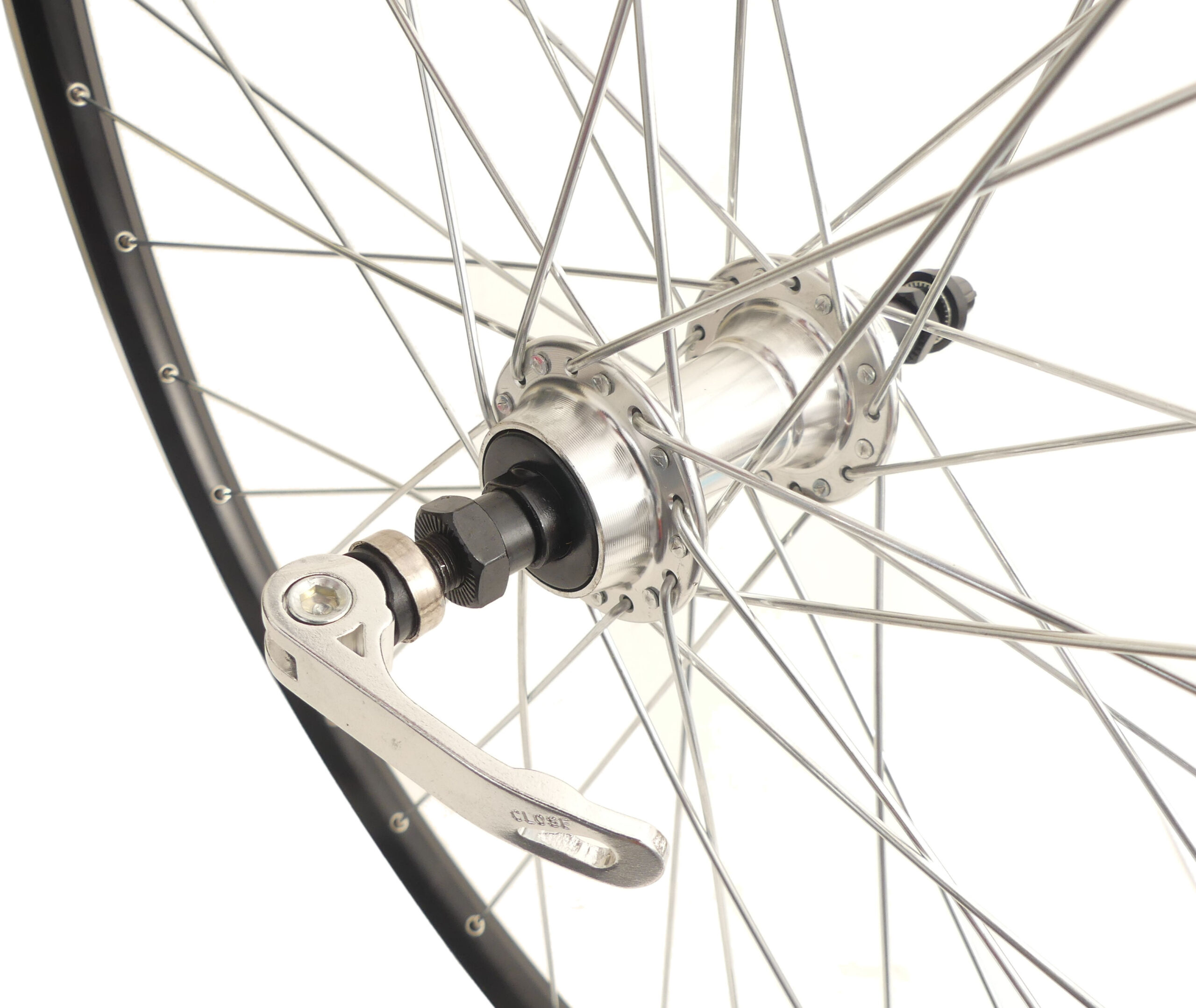 Achterwiel 28" / 622x19C Ryde ZAC 19 velg met 7/8 speed freewheel en snelspanner - zwart - Afbeelding 3