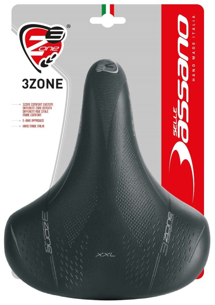 Fietszadel Selle Bassano Volare XXL Cruiser - zwart - Afbeelding 3