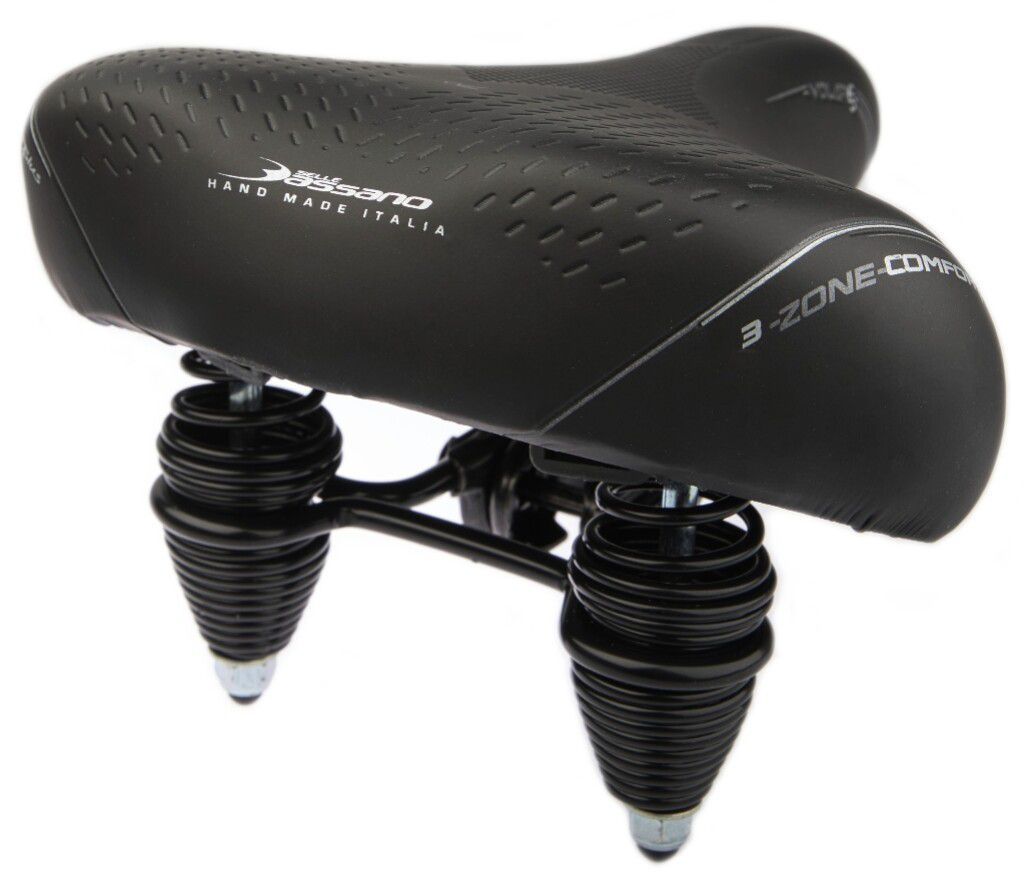 Fietszadel Selle Bassano Volare XXL Cruiser - zwart - Afbeelding 2