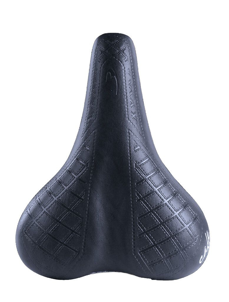 Fietszadel Selle Bassano Cafe Racer Bobber voor heren - zwart - Afbeelding 2