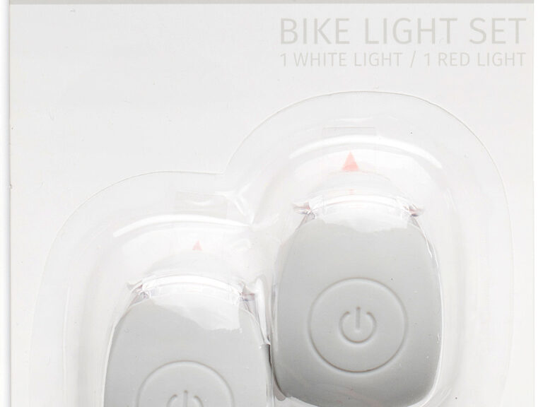 Siliconen LED fietslampjes Urban Proof - lichtgrijs