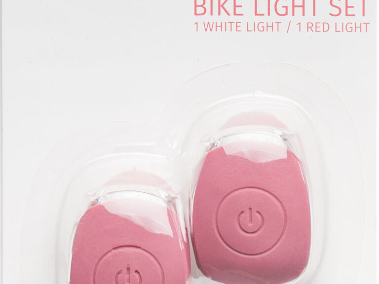 Siliconen LED fietslampjes Urban Proof - warm roze
