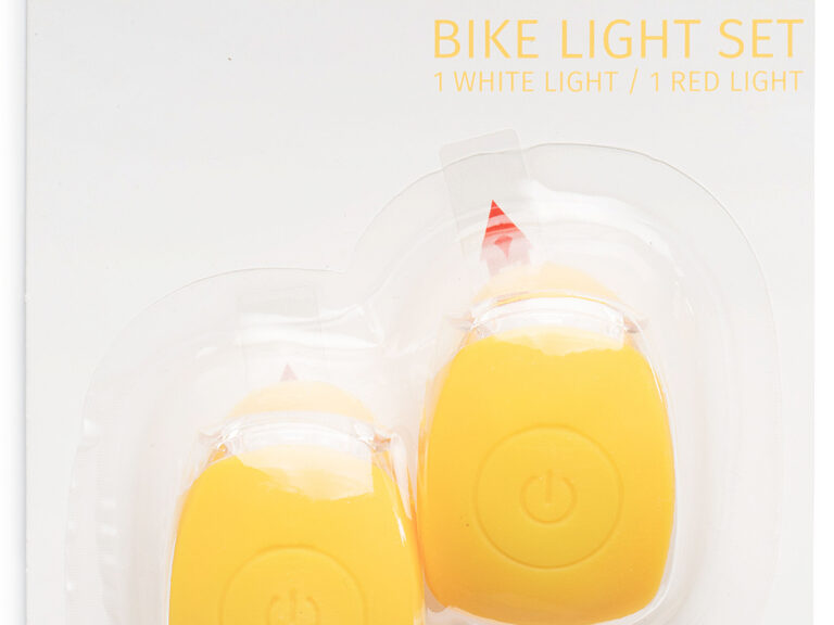 Siliconen LED fietslampjes Urban Proof - oker geel