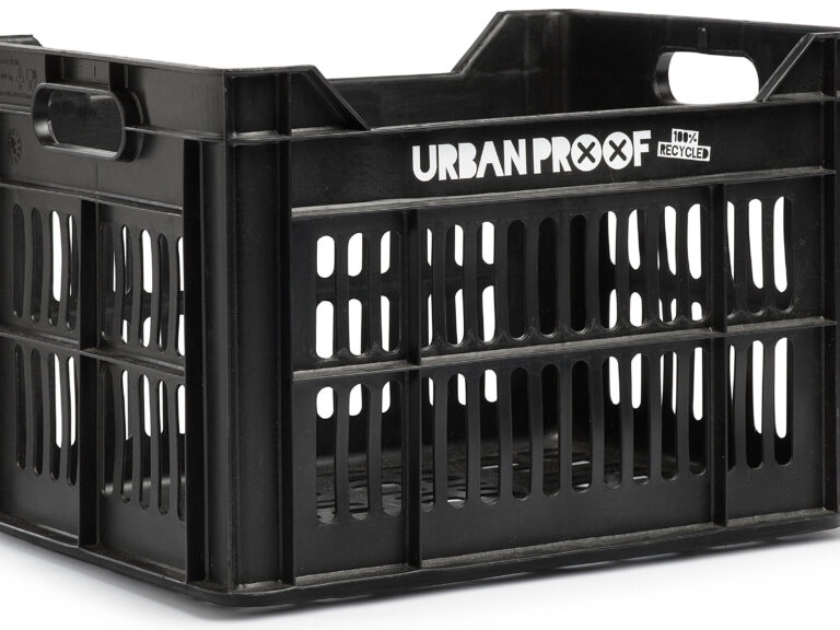 Gerecyclede fietskrat Urban Proof 30 liter - zwart