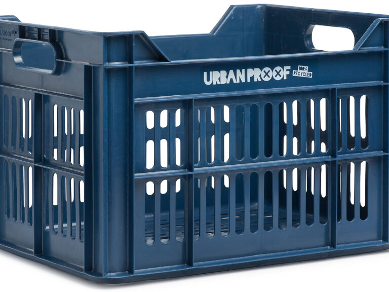 Gerecyclede fietskrat Urban Proof 30 liter - donkerblauw