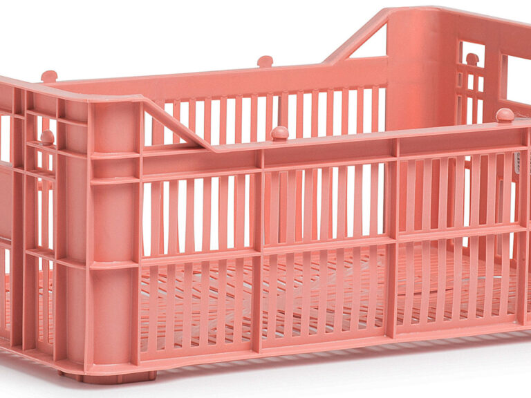 Gerecyclede fietskrat Urban Proof Helsinki 7 liter - warm roze