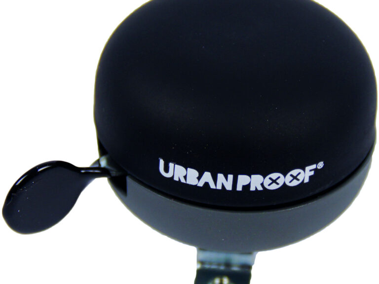 Fietsbel Ding-Dong Urban Proof ø65mm - mat zwart/grijs